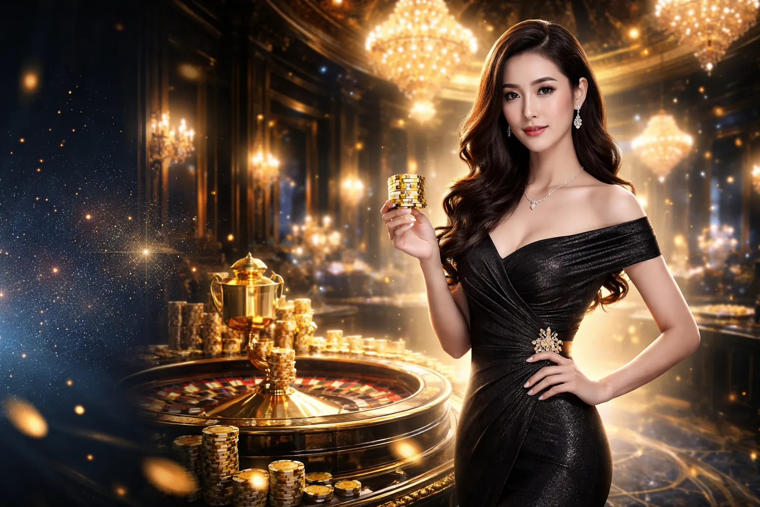 Sân vận động bóng đá với khán giả hâm mộ
